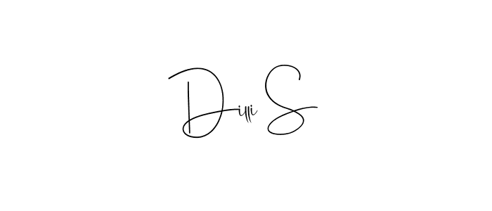 How to Draw Dilli S signature style? Andilay-7BmLP is a latest design signature styles for name Dilli S. Dilli S signature style 4 images and pictures png