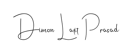 A timeless handwritten aesthetic for Dimon Lalit Prasad. The Andilay-7BmLP font gives your signature a handcrafted feel with natural curves. Dimon Lalit Prasad signature style 4 images and pictures png