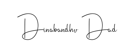 An effortless, minimalist signature concept for Dinabandhu Dad using Andilay-7BmLP design. Clean lines that look great on any document. Dinabandhu Dad signature style 4 images and pictures png