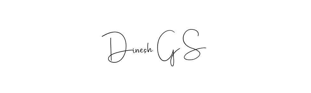 You can use this online signature creator to create a handwritten signature for the name Dinesh G S. This is the best online autograph maker. Dinesh G S signature style 4 images and pictures png