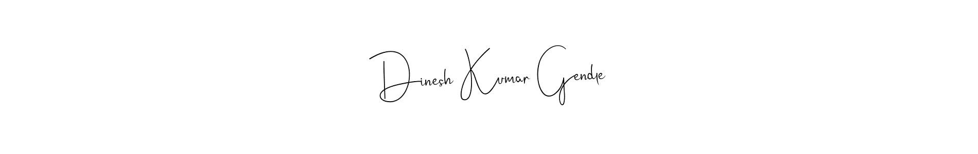 Best and Professional Signature Style for Dinesh Kumar Gendle. Andilay-7BmLP Best Signature Style Collection. Dinesh Kumar Gendle signature style 4 images and pictures png