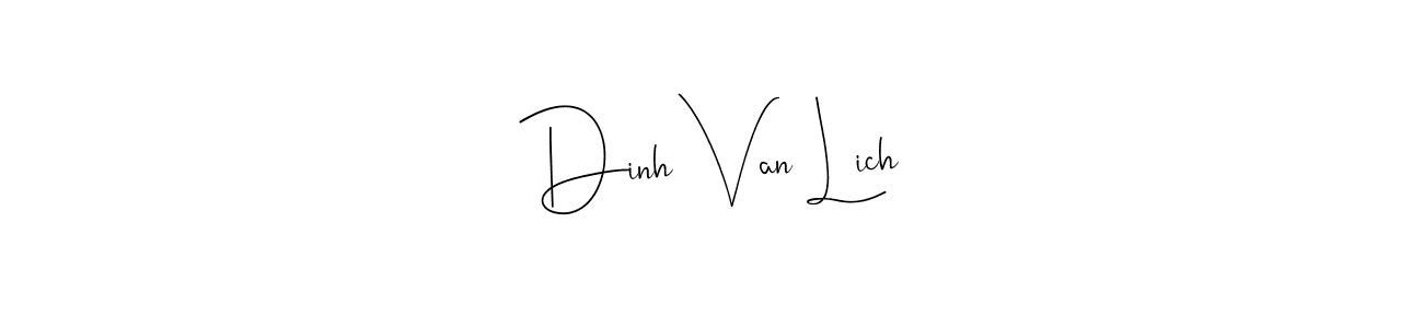 Best and Professional Signature Style for Dinh Van Lich. Andilay-7BmLP Best Signature Style Collection. Dinh Van Lich signature style 4 images and pictures png