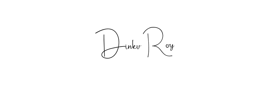 Dinku Roy stylish signature style. Best Handwritten Sign (Andilay-7BmLP) for my name. Handwritten Signature Collection Ideas for my name Dinku Roy. Dinku Roy signature style 4 images and pictures png