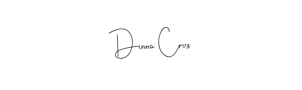 Create a beautiful signature design for name Dinna Cruz. With this signature (Andilay-7BmLP) fonts, you can make a handwritten signature for free. Dinna Cruz signature style 4 images and pictures png