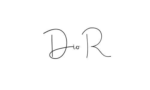 Here are the top 10 professional signature styles for the name Dio R. These are the best autograph styles you can use for your name. Dio R signature style 4 images and pictures png