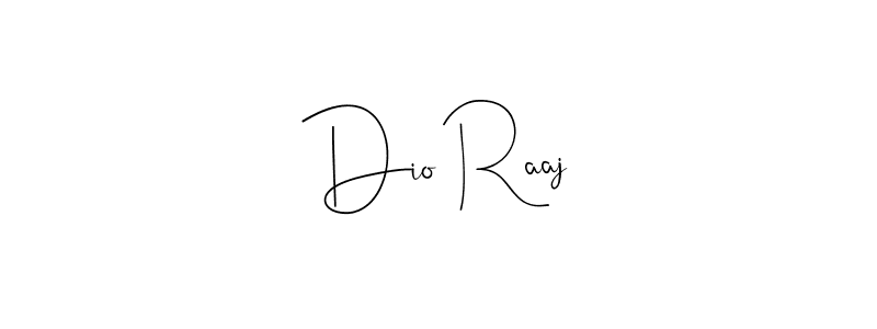 You can use this online signature creator to create a handwritten signature for the name Dio Raaj. This is the best online autograph maker. Dio Raaj signature style 4 images and pictures png