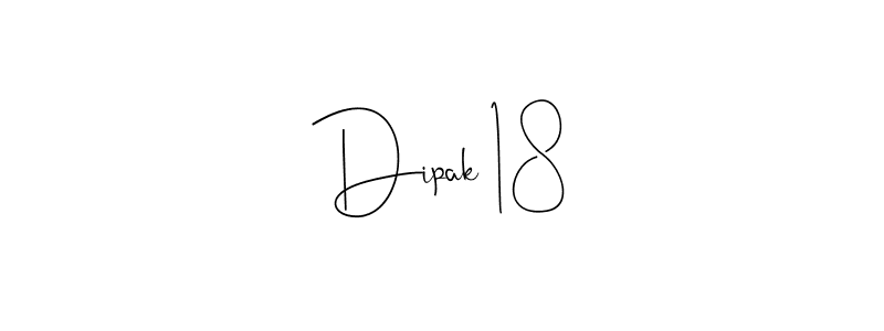 Dipak 18 stylish signature style. Best Handwritten Sign (Andilay-7BmLP) for my name. Handwritten Signature Collection Ideas for my name Dipak 18. Dipak 18 signature style 4 images and pictures png