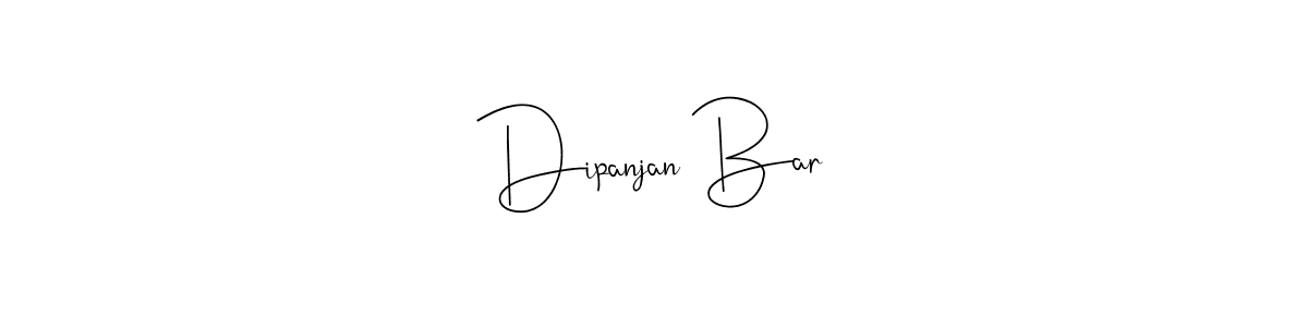 Make a beautiful signature design for name Dipanjan Bar. With this signature (Andilay-7BmLP) style, you can create a handwritten signature for free. Dipanjan Bar signature style 4 images and pictures png