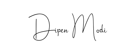 Looking for an artistic signature for Dipen Modi? The Andilay-7BmLP calligraphy style gives a sophisticated flow suitable for business cards and emails. Dipen Modi signature style 4 images and pictures png