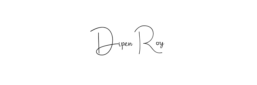 Make a beautiful signature design for name Dipen Roy. With this signature (Andilay-7BmLP) style, you can create a handwritten signature for free. Dipen Roy signature style 4 images and pictures png
