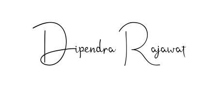 You should practise on your own different ways (Andilay-7BmLP) to write your name (Dipendra Rajawat) in signature. Don't let someone else do it for you. Dipendra Rajawat signature style 4 images and pictures png