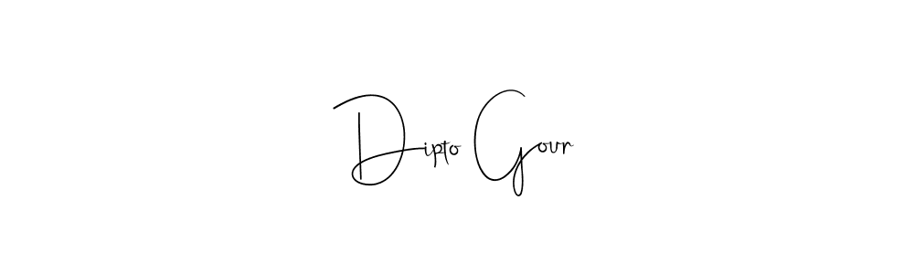 Design your own signature with our free online signature maker. With this signature software, you can create a handwritten (Andilay-7BmLP) signature for name Dipto Gour. Dipto Gour signature style 4 images and pictures png