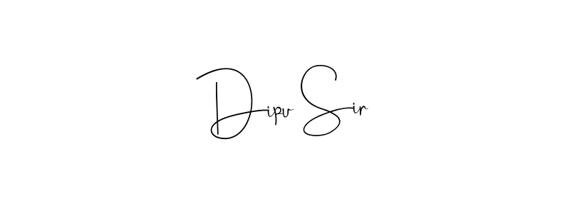 Dipu Sir stylish signature style. Best Handwritten Sign (Andilay-7BmLP) for my name. Handwritten Signature Collection Ideas for my name Dipu Sir. Dipu Sir signature style 4 images and pictures png