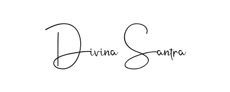 Make your name Divina Santra memorable on every contract using Andilay-7BmLP autograph style. Instant transparent background export available. Divina Santra signature style 4 images and pictures png