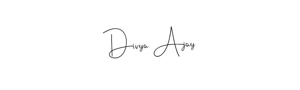 Best and Professional Signature Style for Divya Ajay. Andilay-7BmLP Best Signature Style Collection. Divya Ajay signature style 4 images and pictures png