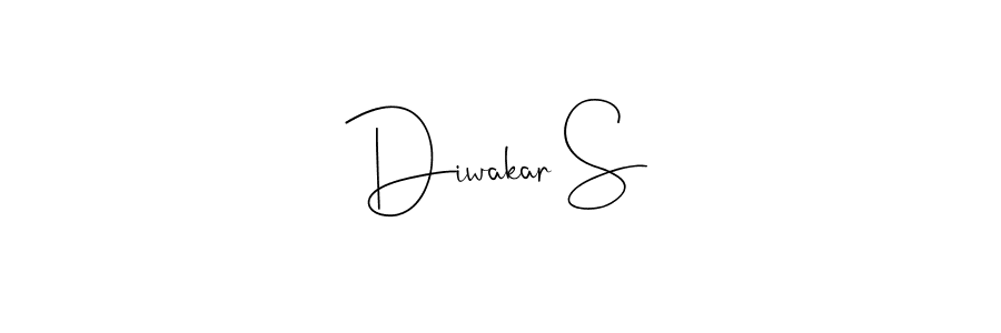 Also You can easily find your signature by using the search form. We will create Diwakar S name handwritten signature images for you free of cost using Andilay-7BmLP sign style. Diwakar S signature style 4 images and pictures png