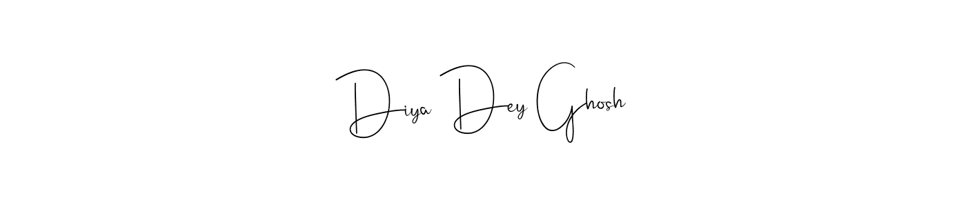 Once you've used our free online signature maker to create your best signature Andilay-7BmLP style, it's time to enjoy all of the benefits that Diya Dey Ghosh name signing documents. Diya Dey Ghosh signature style 4 images and pictures png