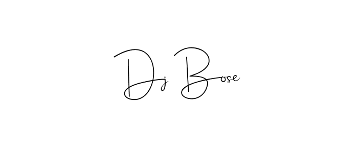 Also we have Dj Bose name is the best signature style. Create professional handwritten signature collection using Andilay-7BmLP autograph style. Dj Bose signature style 4 images and pictures png