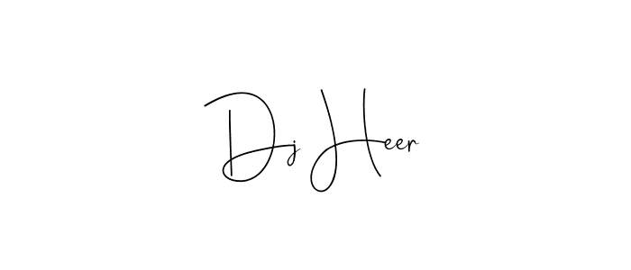 Make a beautiful signature design for name Dj Heer. Use this online signature maker to create a handwritten signature for free. Dj Heer signature style 4 images and pictures png