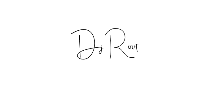 Best and Professional Signature Style for Dj Rout. Andilay-7BmLP Best Signature Style Collection. Dj Rout signature style 4 images and pictures png