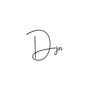 Also You can easily find your signature by using the search form. We will create Djn name handwritten signature images for you free of cost using Andilay-7BmLP sign style. Djn signature style 4 images and pictures png
