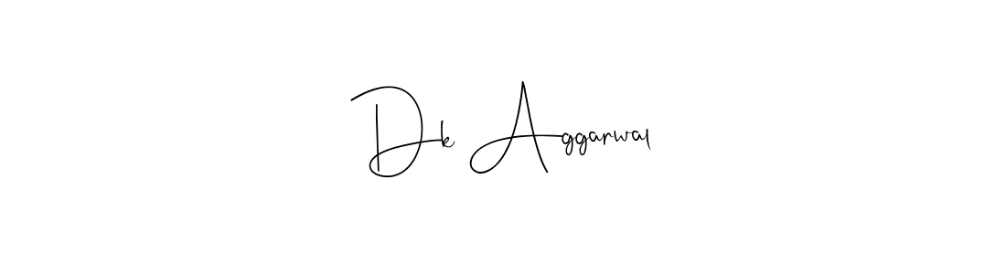 Make a beautiful signature design for name Dk Aggarwal. Use this online signature maker to create a handwritten signature for free. Dk Aggarwal signature style 4 images and pictures png