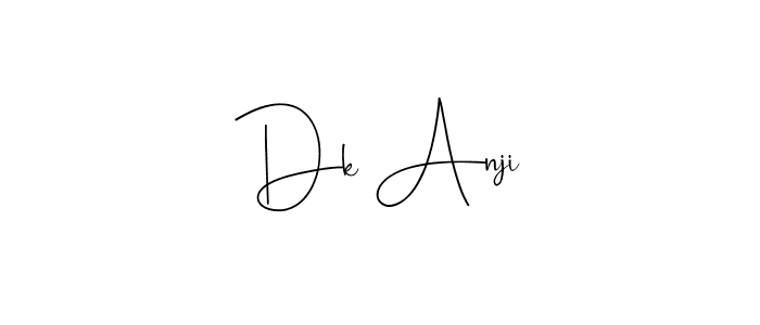 You can use this online signature creator to create a handwritten signature for the name Dk Anji. This is the best online autograph maker. Dk Anji signature style 4 images and pictures png