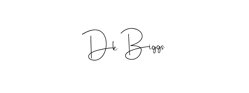 Also You can easily find your signature by using the search form. We will create Dk Biggs name handwritten signature images for you free of cost using Andilay-7BmLP sign style. Dk Biggs signature style 4 images and pictures png