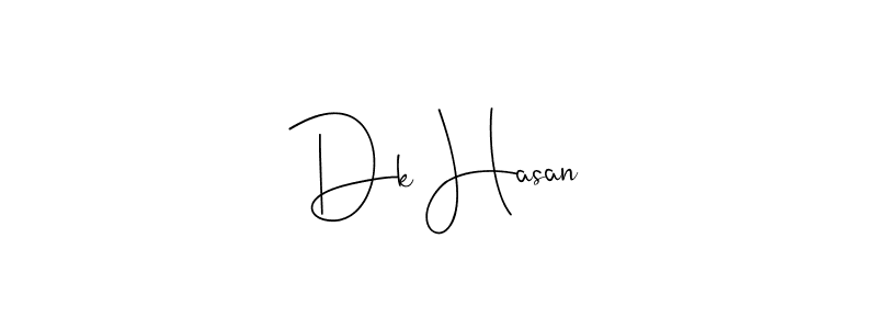 Once you've used our free online signature maker to create your best signature Andilay-7BmLP style, it's time to enjoy all of the benefits that Dk Hasan name signing documents. Dk Hasan signature style 4 images and pictures png