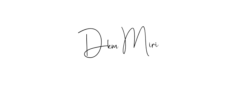 Also You can easily find your signature by using the search form. We will create Dkm Miri name handwritten signature images for you free of cost using Andilay-7BmLP sign style. Dkm Miri signature style 4 images and pictures png
