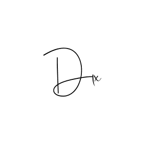 Make a beautiful signature design for name Dlx. With this signature (Andilay-7BmLP) style, you can create a handwritten signature for free. Dlx signature style 4 images and pictures png