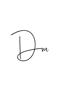 Make a beautiful signature design for name Dm. Use this online signature maker to create a handwritten signature for free. Dm signature style 4 images and pictures png