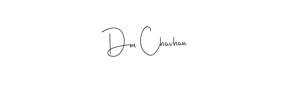 You should practise on your own different ways (Andilay-7BmLP) to write your name (Dm Chavhan) in signature. don't let someone else do it for you. Dm Chavhan signature style 4 images and pictures png