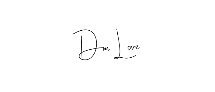 This is the best signature style for the Dm Love name. Also you like these signature font (Andilay-7BmLP). Mix name signature. Dm Love signature style 4 images and pictures png