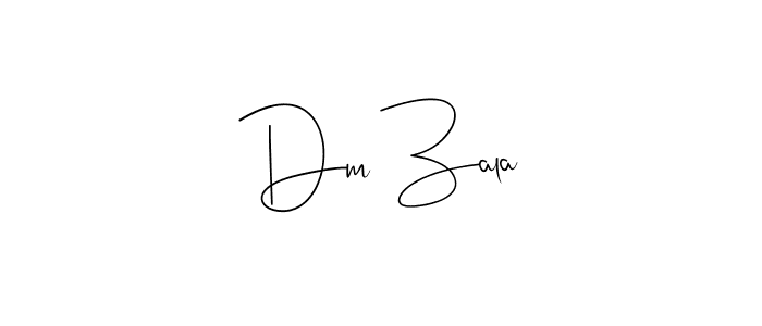 Also we have Dm Zala name is the best signature style. Create professional handwritten signature collection using Andilay-7BmLP autograph style. Dm Zala signature style 4 images and pictures png