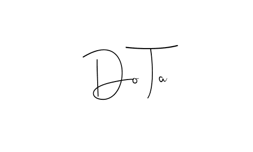 How to make Do Ta name signature. Use Andilay-7BmLP style for creating short signs online. This is the latest handwritten sign. Do Ta signature style 4 images and pictures png