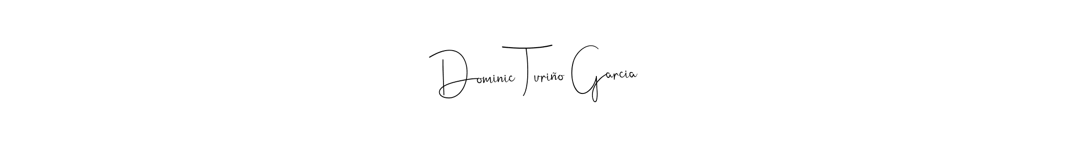 Make a beautiful signature design for name Dominic Turiño Garcia. Use this online signature maker to create a handwritten signature for free. Dominic Turiño Garcia signature style 4 images and pictures png