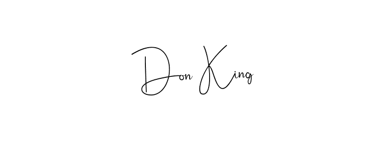 Don King stylish signature style. Best Handwritten Sign (Andilay-7BmLP) for my name. Handwritten Signature Collection Ideas for my name Don King. Don King signature style 4 images and pictures png