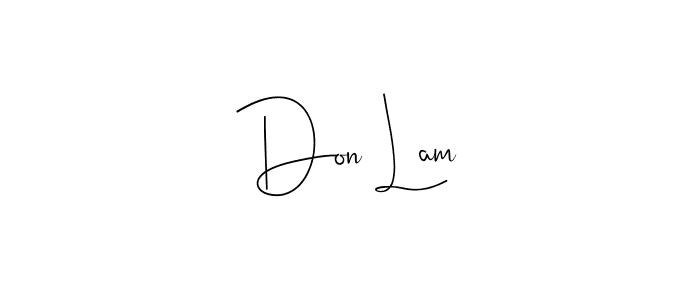 Also You can easily find your signature by using the search form. We will create Don Lam name handwritten signature images for you free of cost using Andilay-7BmLP sign style. Don Lam signature style 4 images and pictures png