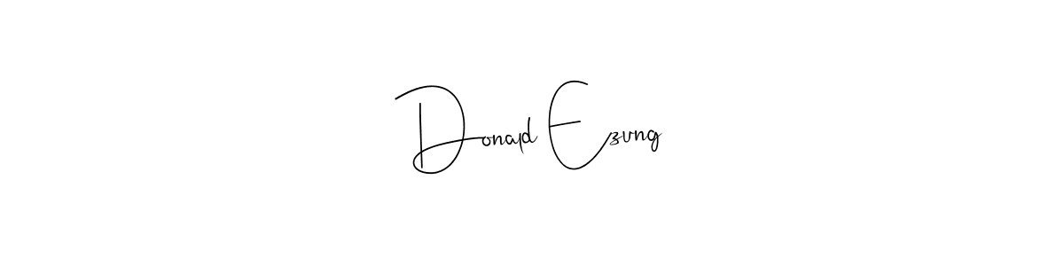 Also You can easily find your signature by using the search form. We will create Donald Ezung name handwritten signature images for you free of cost using Andilay-7BmLP sign style. Donald Ezung signature style 4 images and pictures png