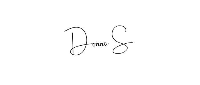 The best way (Andilay-7BmLP) to make a short signature is to pick only two or three words in your name. The name Donna S include a total of six letters. For converting this name. Donna S signature style 4 images and pictures png