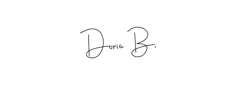 Also You can easily find your signature by using the search form. We will create Doria B. name handwritten signature images for you free of cost using Andilay-7BmLP sign style. Doria B. signature style 4 images and pictures png