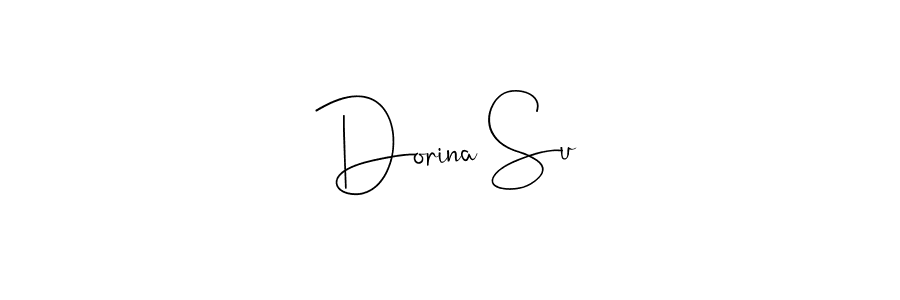 Also You can easily find your signature by using the search form. We will create Dorina Su name handwritten signature images for you free of cost using Andilay-7BmLP sign style. Dorina Su signature style 4 images and pictures png