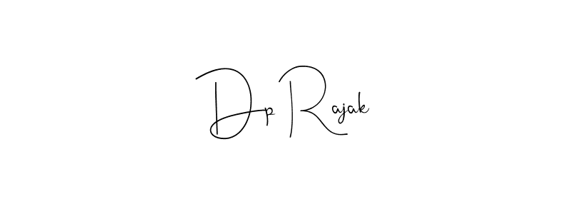 Similarly Andilay-7BmLP is the best handwritten signature design. Signature creator online .You can use it as an online autograph creator for name Dp Rajak. Dp Rajak signature style 4 images and pictures png