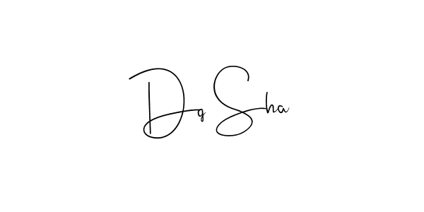 Create a beautiful signature design for name Dq Sha. With this signature (Andilay-7BmLP) fonts, you can make a handwritten signature for free. Dq Sha signature style 4 images and pictures png