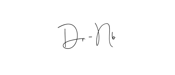 Andilay-7BmLP is a professional signature style that is perfect for those who want to add a touch of class to their signature. It is also a great choice for those who want to make their signature more unique. Get Dr - Nb name to fancy signature for free. Dr - Nb signature style 4 images and pictures png