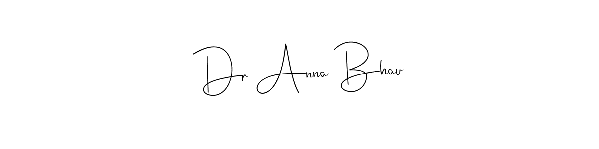 Here are the top 10 professional signature styles for the name Dr Anna Bhau. These are the best autograph styles you can use for your name. Dr Anna Bhau signature style 4 images and pictures png