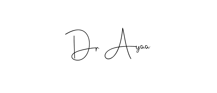 Best and Professional Signature Style for Dr Ayaa. Andilay-7BmLP Best Signature Style Collection. Dr Ayaa signature style 4 images and pictures png