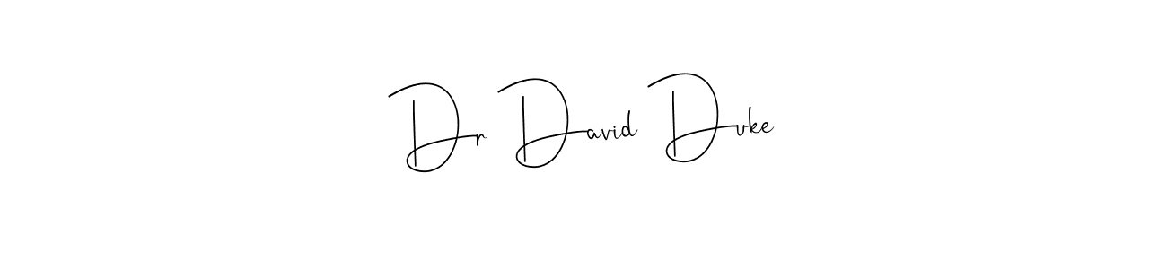 Also You can easily find your signature by using the search form. We will create Dr David Duke name handwritten signature images for you free of cost using Andilay-7BmLP sign style. Dr David Duke signature style 4 images and pictures png