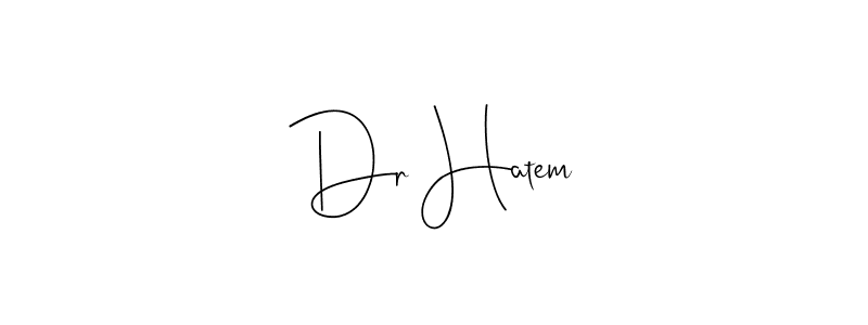 Also You can easily find your signature by using the search form. We will create Dr Hatem name handwritten signature images for you free of cost using Andilay-7BmLP sign style. Dr Hatem signature style 4 images and pictures png